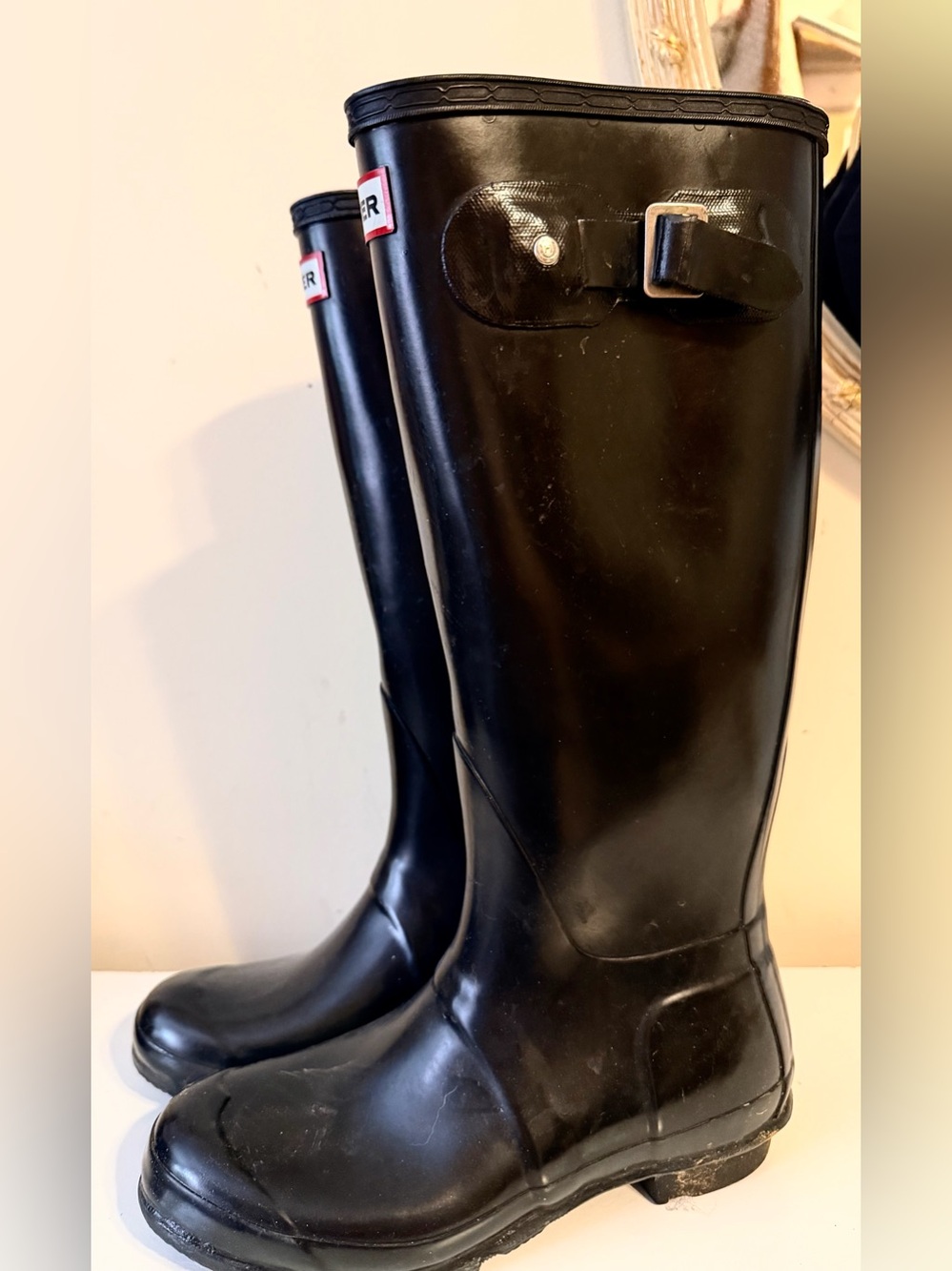 Hunter Black Gloss Tall Women’s Boot